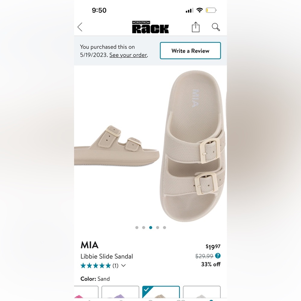 Pillow sandals